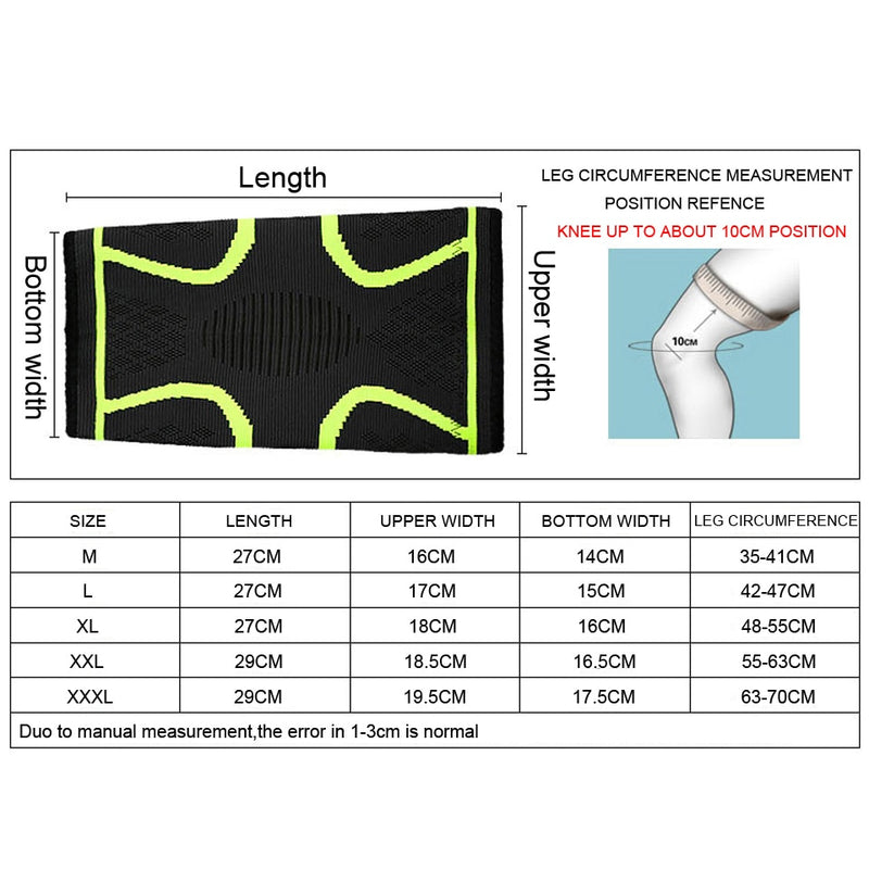 Knee Support Braces Elastic Nylon