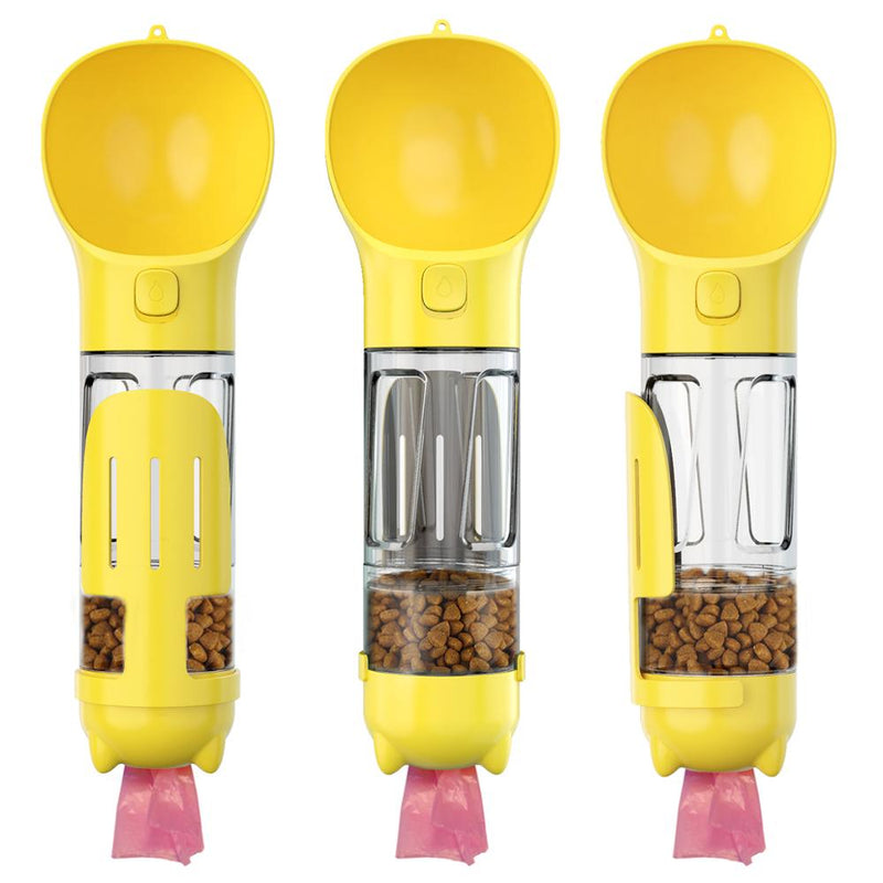 Travel bottle for pets 3-in-1