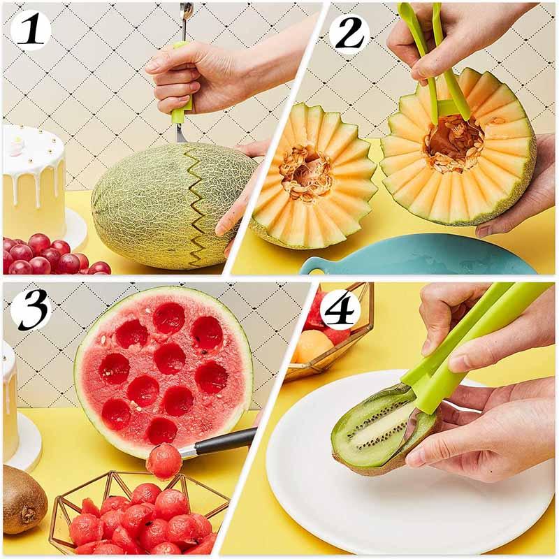 Slicer Cutter Scoop Fruit