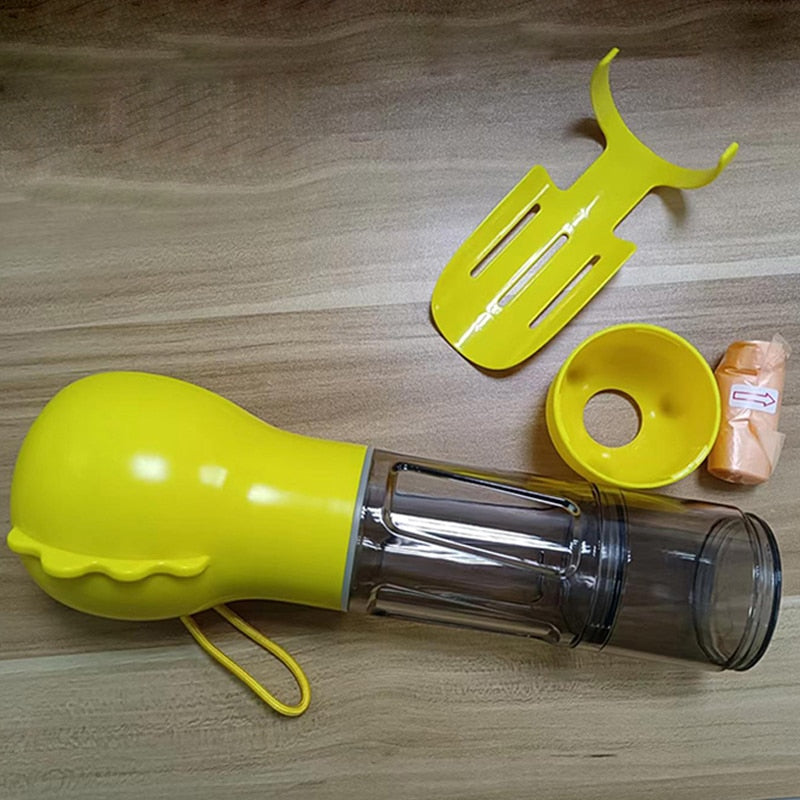 Travel bottle for pets 3-in-1