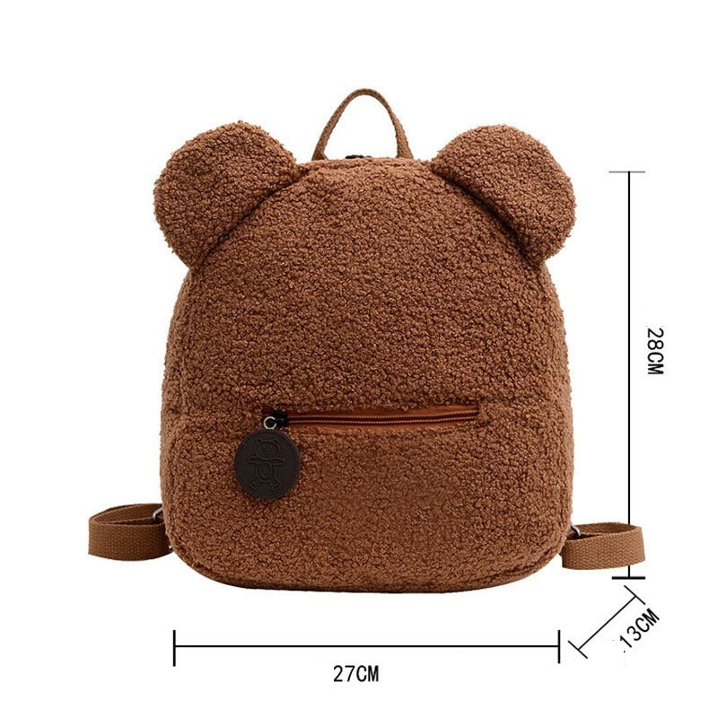 Bear Pattern Backpack