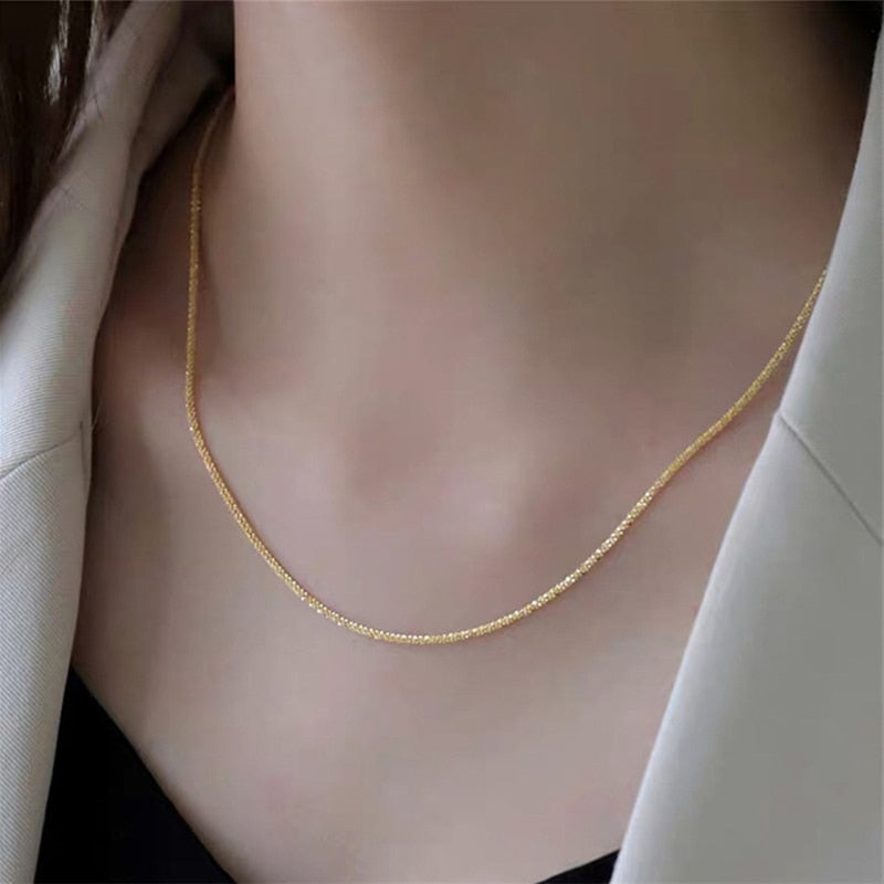 Sparkling Clavicle Necklace